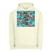 Pigment Pistachio fish lures Urban Hoodie - TumblerDesignByShophia
