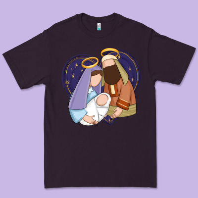 Premium Tee holy night jesus birth