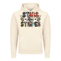 Vintage Artic stars and stripes Vintage Hoodie - CowhideDigitalArt
