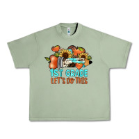 Oil Green 1 st grade let's do this Urban Heavy Tee - JahusDesignShop