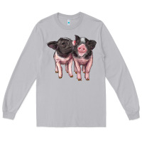 Moon Dust cute baby pigs Long Sleeve Tee - Artiststas