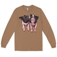 Toasted Coconut cute baby pigs Long Sleeve Tee - Artiststas