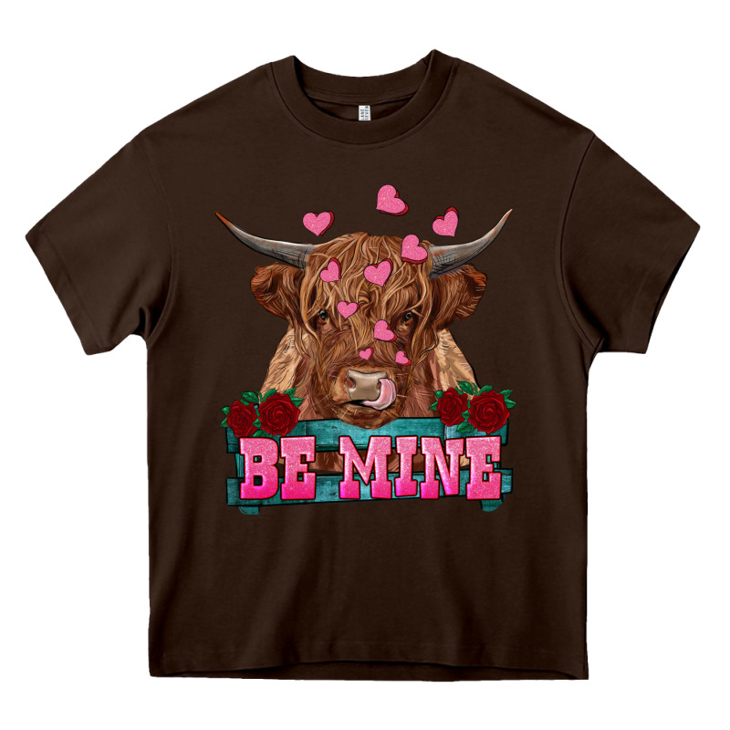 Be Mine Cow Heavy Core Tee by RanaPortraitStore | Teevron