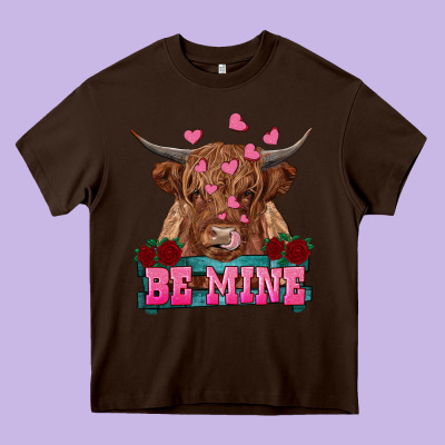Heavy Core Tee be mine cow