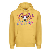 Antique Gold Cow Mom Premium Hoodie - Bettercallsaul