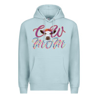 Blue Mist Cow Mom Premium Hoodie - Bettercallsaul