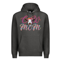 Charcoal Heather Cow Mom Premium Hoodie - Bettercallsaul