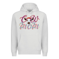 Dove Grey Cow Mom Premium Hoodie - Bettercallsaul