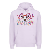 Lilac Cow Mom Premium Hoodie - Bettercallsaul