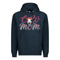 Navy Cow Mom Premium Hoodie - Bettercallsaul