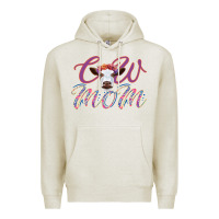 Oatmeal Heather Cow Mom Premium Hoodie - Bettercallsaul