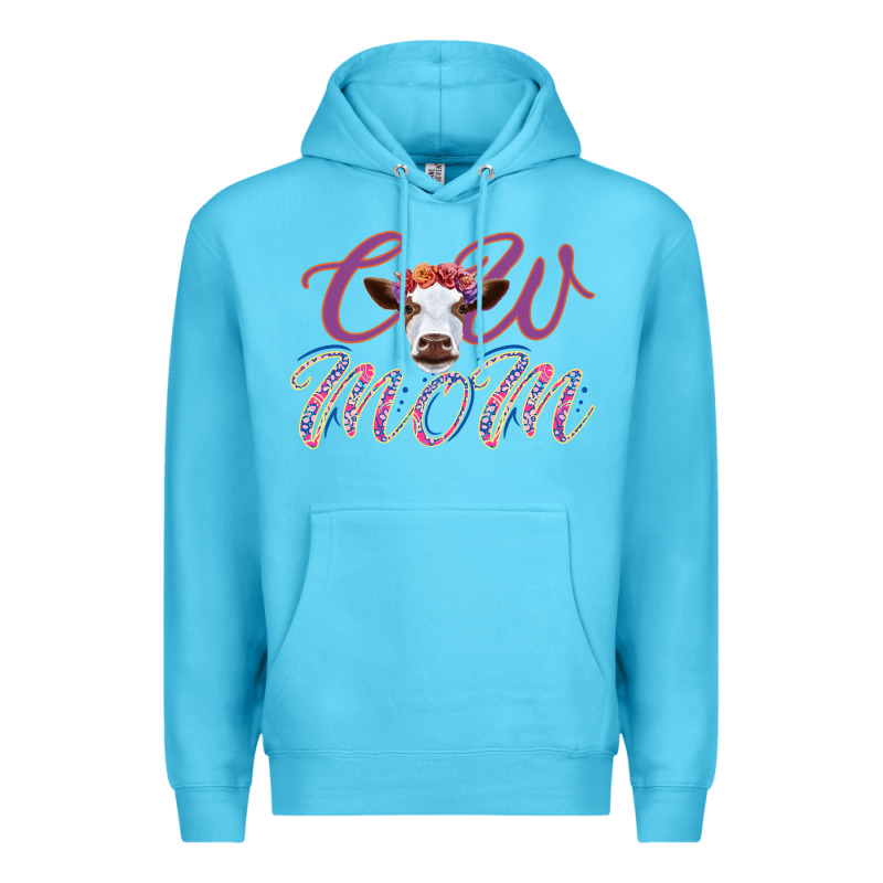 Cow Mom Premium Hoodie by Bettercallsaul | Teevron