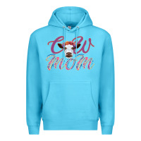 Ocean Blue Cow Mom Premium Hoodie - Bettercallsaul