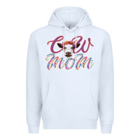 White Cow Mom Premium Hoodie - Bettercallsaul