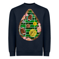 Navy american football and western roses teardrop Heavyweight Sweatshirt - BundleAndBundleShop