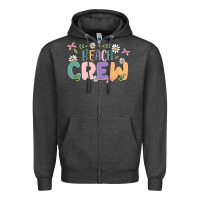 Charcoal Heather beach crew Zipper Hoodie - MaliasSmallBusiness