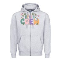 Heather Grey beach crew Zipper Hoodie - MaliasSmallBusiness