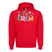 Red beach crew Zipper Hoodie - MaliasSmallBusiness