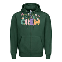 Sports Green beach crew Zipper Hoodie - MaliasSmallBusiness