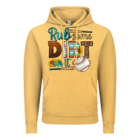 Vintage Mustard rub some dirt on it baseball Vintage Hoodie - HRA Design Shop