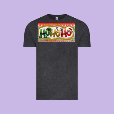 Ho Ho Ho Vintage Tee Designed By Bundleandbundleshop