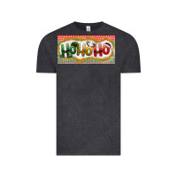 Vintage Black ho ho ho Vintage Tee - BundleAndBundleShop