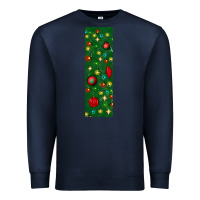 Navy christmas pen wraps Premium Sweatshirt - BundleAndBundleShop