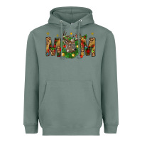 Western Mom With Reindeer Heavyweight Hoodie | Teevron