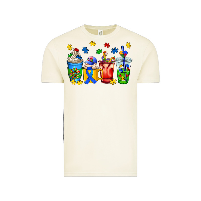 Autism Coffee Cup Vintage Tee by AdoDesignShop | Teevron