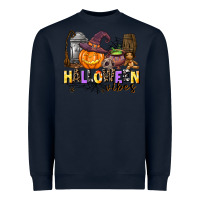 Navy halloween vibes Heavyweight Sweatshirt - AdoDesignShop