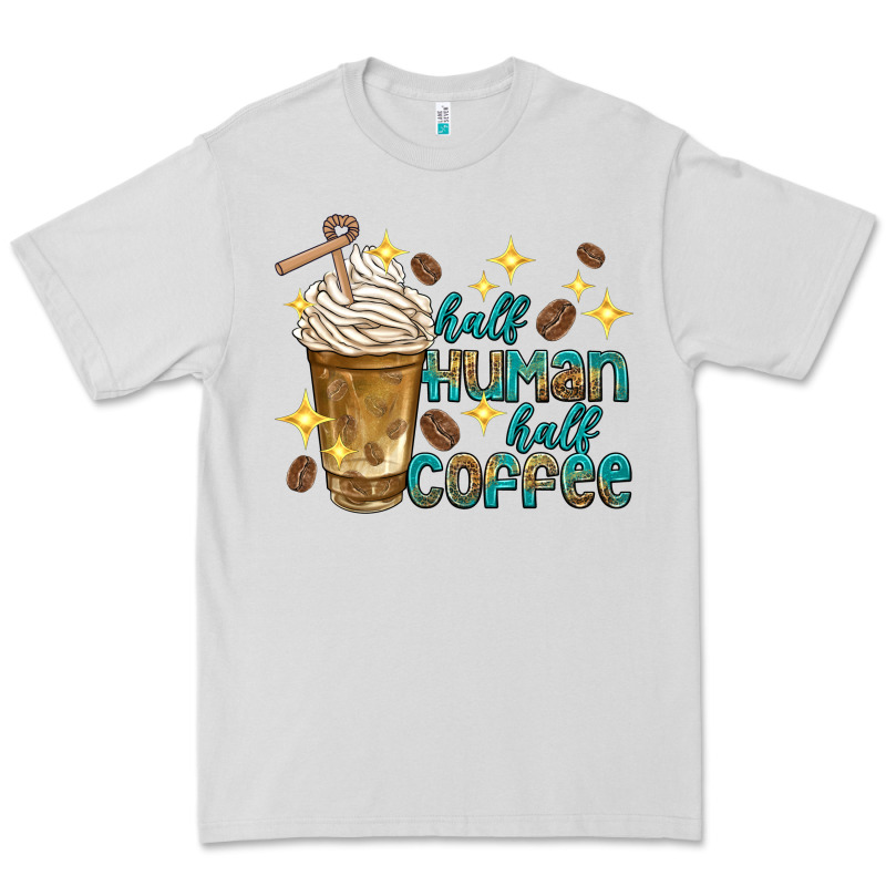 Half Human Half Coffee Premium Tee by texasbilliewilder | Teevron