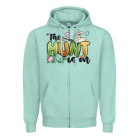 Seafoam the hunt is on Zipper Hoodie - MaliasSmallBusiness