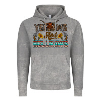 Cloud Rock yeehaws and hellnaws Vintage Hoodie - CowhideDigitalArt