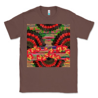 Chestnut spanish hand fan seamless pattern Classic Tee - BundleAndBundleShop