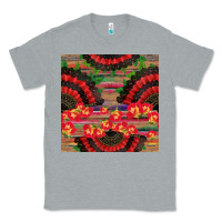 Heather Grey spanish hand fan seamless pattern Classic Tee - BundleAndBundleShop