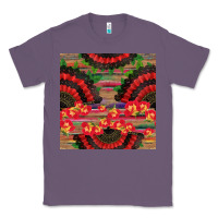 Lavender spanish hand fan seamless pattern Classic Tee - BundleAndBundleShop