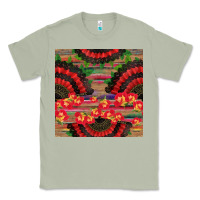 Matcha spanish hand fan seamless pattern Classic Tee - BundleAndBundleShop