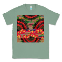 Sage spanish hand fan seamless pattern Classic Tee - BundleAndBundleShop