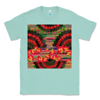 Seafoam spanish hand fan seamless pattern Classic Tee - BundleAndBundleShop