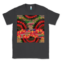 Smoke spanish hand fan seamless pattern Classic Tee - BundleAndBundleShop