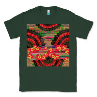 Sports Green spanish hand fan seamless pattern Classic Tee - BundleAndBundleShop