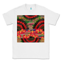White spanish hand fan seamless pattern Classic Tee - BundleAndBundleShop