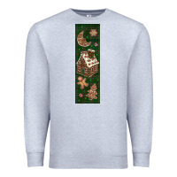 Heather Grey christmas pen wraps Premium Sweatshirt - BundleAndBundleShop