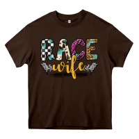 Chocolate Brown race wife Heavy Core Tee - Artiststas