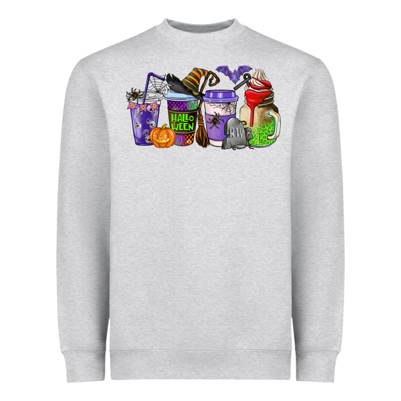 Halloween Coffee Cups Heavyweight Sweatshirt by AdoDesignShop | Teevron