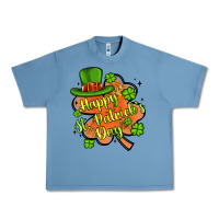 Pebble Blue happy st patrick s day shamrock Urban Heavy Tee - Artiststas
