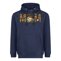 Navy Western Mom With Baby Jesus Heavyweight Hoodie - BundleAndBundleShop
