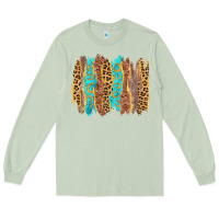 Matcha western brushstrokes Long Sleeve Tee - AdoDesignShop