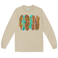 Mushroom western brushstrokes Long Sleeve Tee - AdoDesignShop