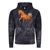 Cloud Black horse Vintage Hoodie - FaDigitalArtStudio